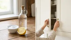 Jak prawidłowo usunąć tłuszcz z szafek kuchennych za pomocą sody oczyszczonej